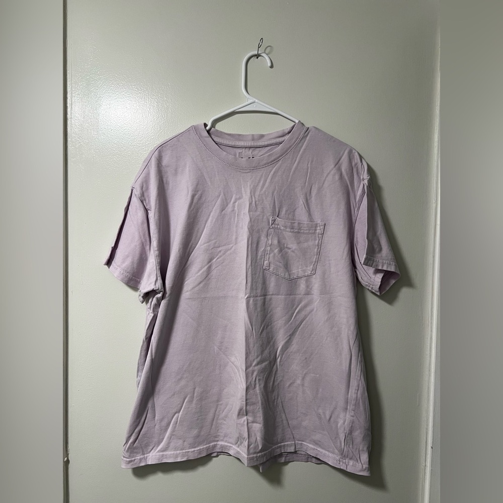 Goodfellow & Co Light Purple Men's Short Sleeve Tee